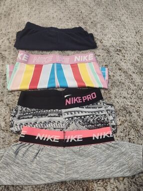 BUNDLE Nike Dri-fit shorts size s xs&- Black, Pink, Multicolor, Gray Grils 6